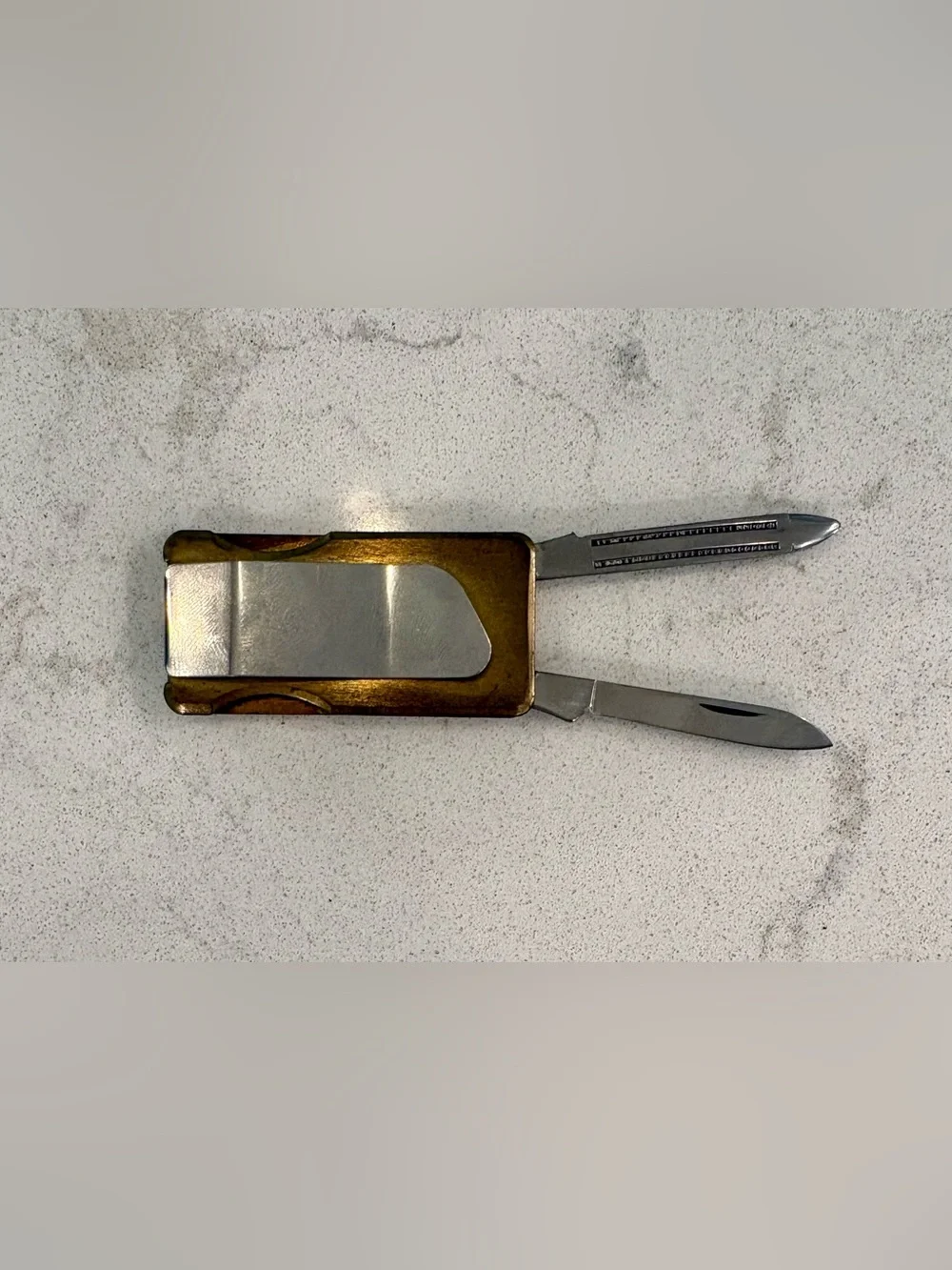 Vintage Flying Geese Mini Money Clip